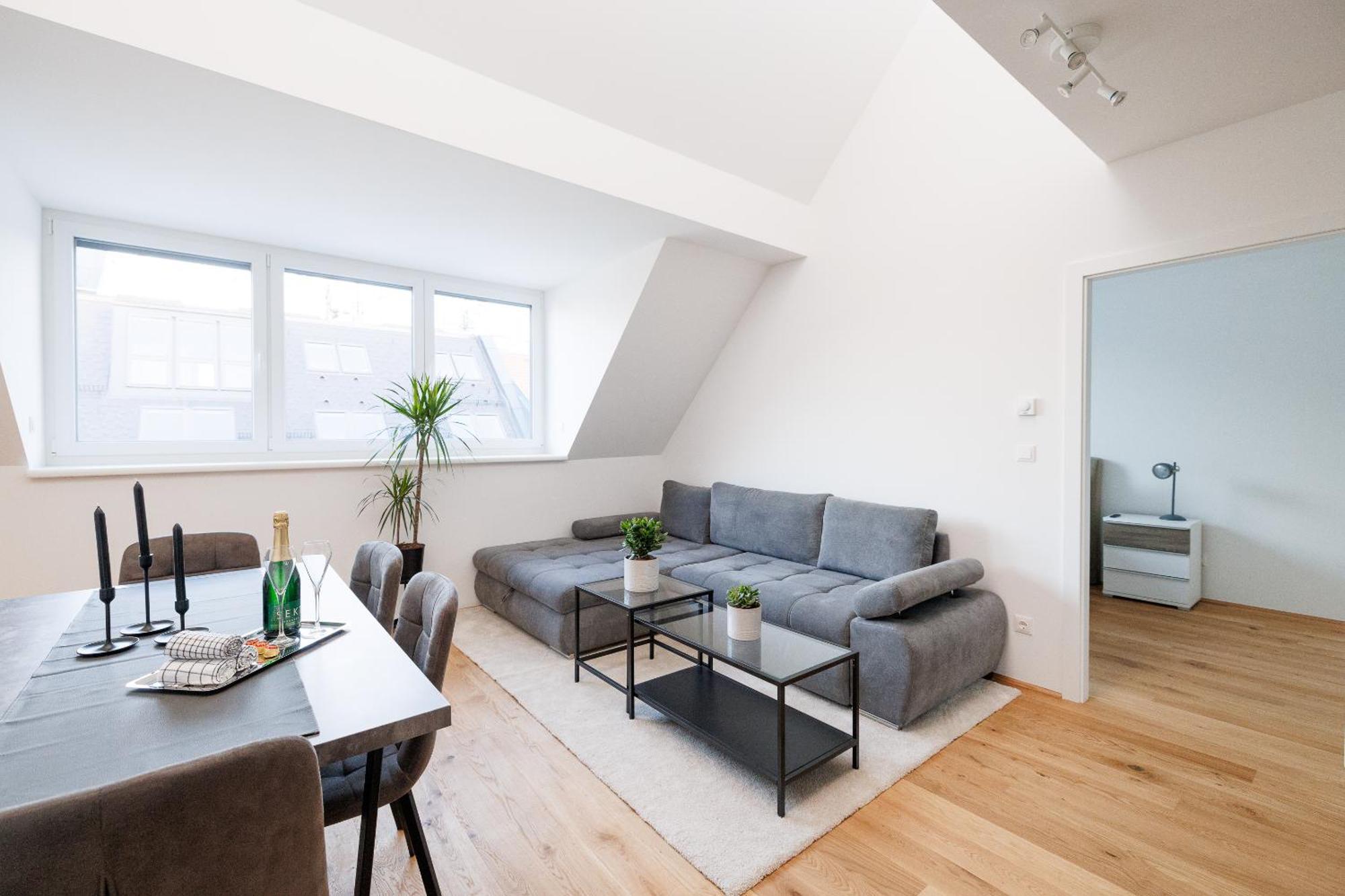Symphony Apartments 41 - Modern Loft With Terrace And Grill In Central Location Viena Exterior foto